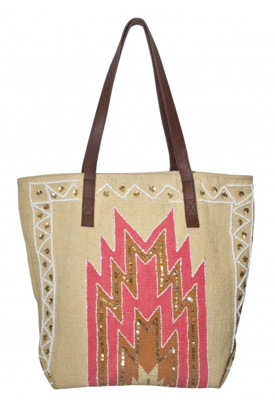 Sunburst PT Dhurrie Bag